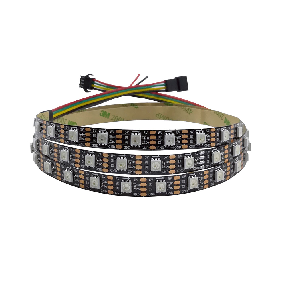 DC5V CS2803 (Upgraded WS2812B) 5050SMD RGB, Breakpoint-continue, 300 LEDs Individually Addressable Digital Strip Lights, Waterproof Dream Color Programmable Flexible LED Ribbon Light, 5m/16.4ft per Roll DC5V CS2803 (Upgraded WS2812B) 5050SMD RGB, Breakpoint-continue, 300 LEDs Individually Addressable Digital Strip Lights, Waterproof Dream Color Programmable Flexible LED Ribbon Light, 5m/16.4ft per Roll